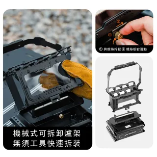 【ShineTrip】露營中毒本鋪 焰舞觀火爐 火爐 觀火爐 觀火 野營 煤油爐 取暖爐 焚火台 A571-H01