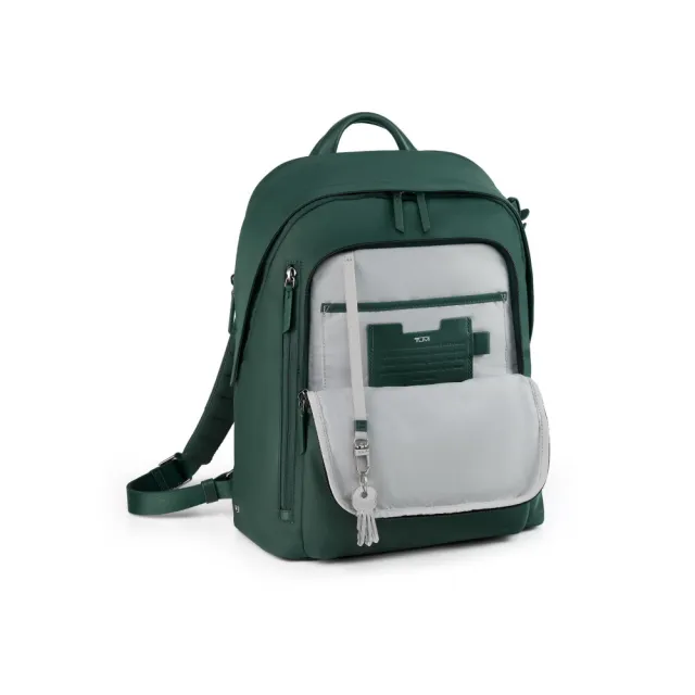 【TUMI】Voyageur Halsey 14 吋筆電都會休閒後背包 - 雪嶺綠