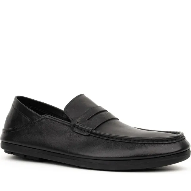 Sergio Moretti 黑色 休閒日常  MOCASINS 黑色男款鞋