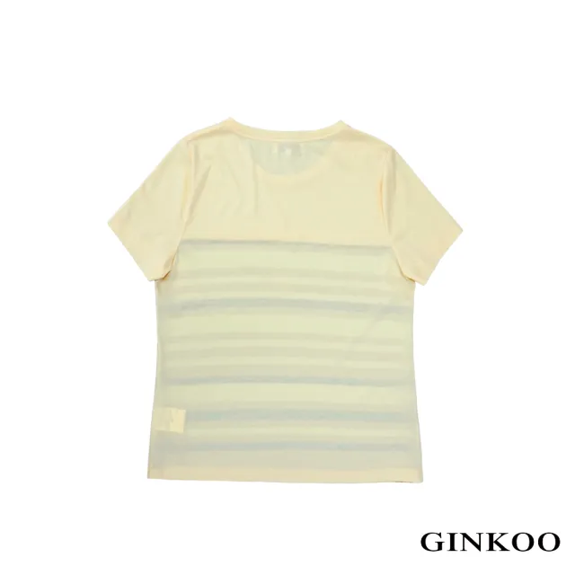 【GINKOO 俊克】變形彩條假二件上衣 (女裝)