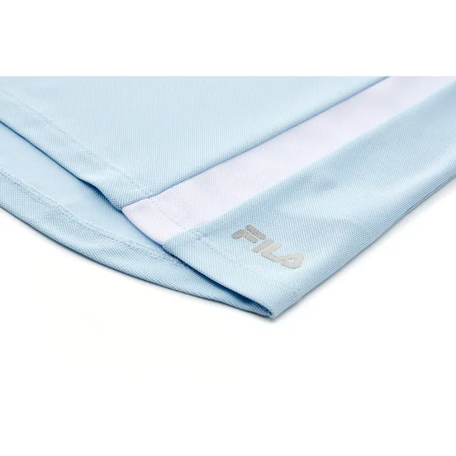 【FILA】FILA 女短袖圓領T恤-水藍 5TEA-5318-SB