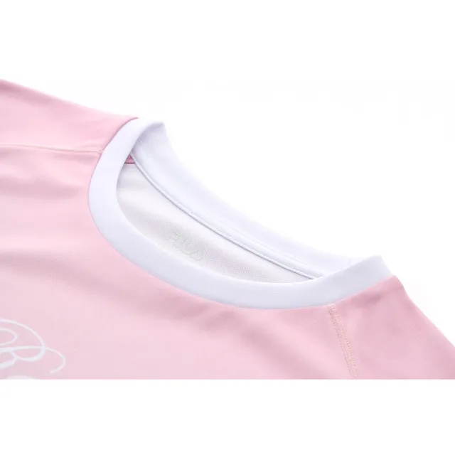 【FILA】FILA 女短袖圓領T恤-粉色 5TEA-5317-PK