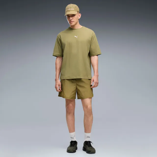 【PUMA】短袖上衣 男 歐規 RUN CULTURE 綠 63675689