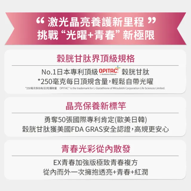 【Nutrimate 你滋美得】光曜時空膠囊EX30粒 3入組(共90粒、榖胱甘、冰晶番茄、NMN)