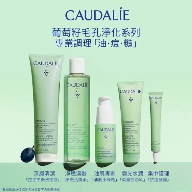 【CAUDALIE 歐緹麗】夏日無油季★葡萄毛孔淨化活膚水 200ml(全新包裝)