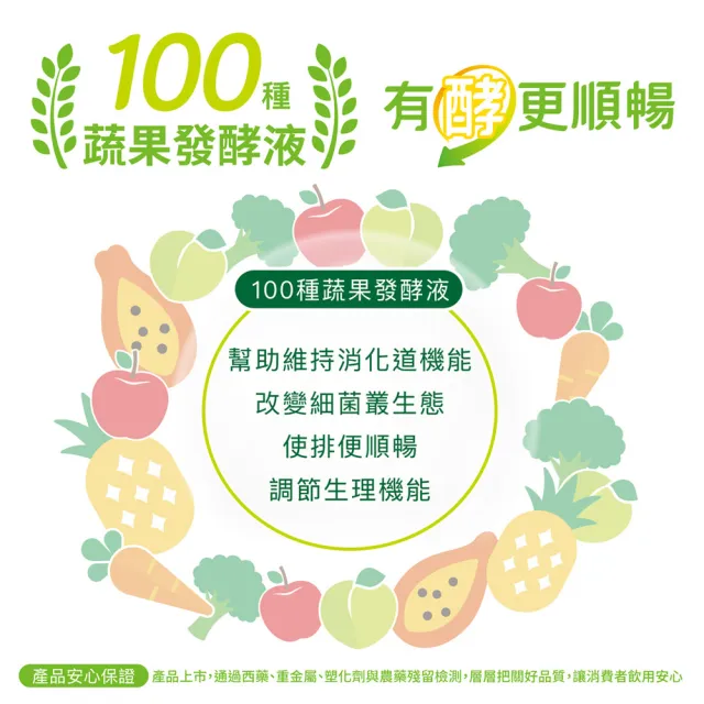 【利捷維】有酵順暢酵素飲8入組(陳傑憲 梁家瑋營養師代言-蔬果酵素 排便順暢)