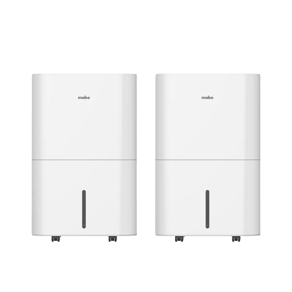 【GE 奇異】mabe美寶 季節限定組32L泵浦側吹式強力高效除濕機兩件組(MPER70LW)