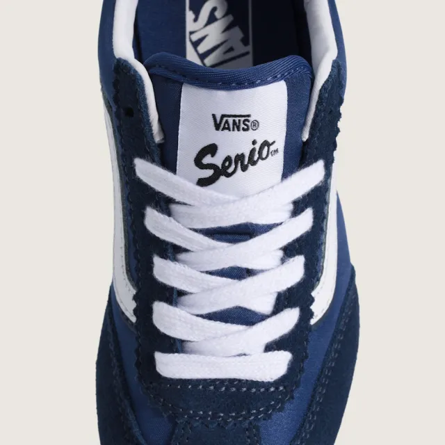 【VANS】官方旗艦 Super Lowpro 中童款藍色滑板鞋(童鞋)