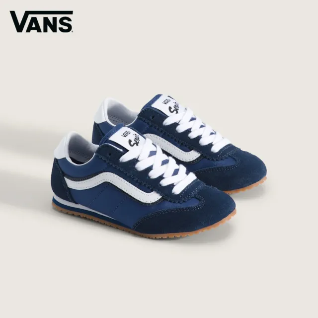 【VANS】官方旗艦 Super Lowpro 中童款藍色滑板鞋(童鞋)