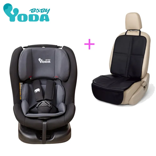 【YODA】0-12歲360ISOFIX兒童汽車座椅+汽車座椅保護墊