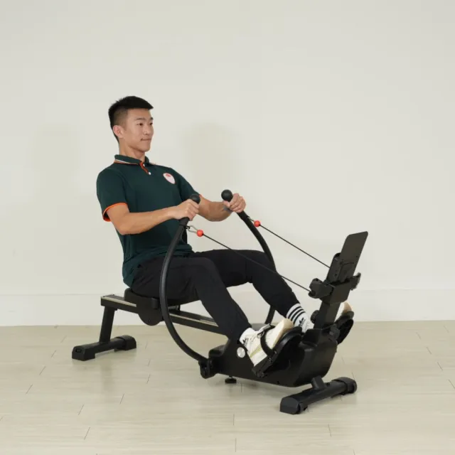 【BGYM 比勁】mini槳 W580 雙槳划船機(全身訓練/有氧/無氧/磁控阻力/燃脂塑形/運動APP/加購專業技師安裝)