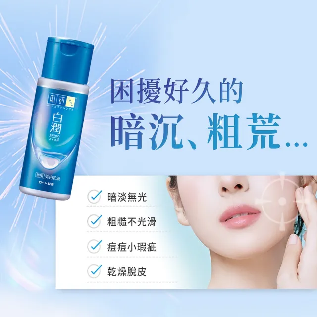 【肌研】官方直營 白潤美白乳液 140mL 2入(保濕 透明感  添加傳明酸 改善暗沉粗操)