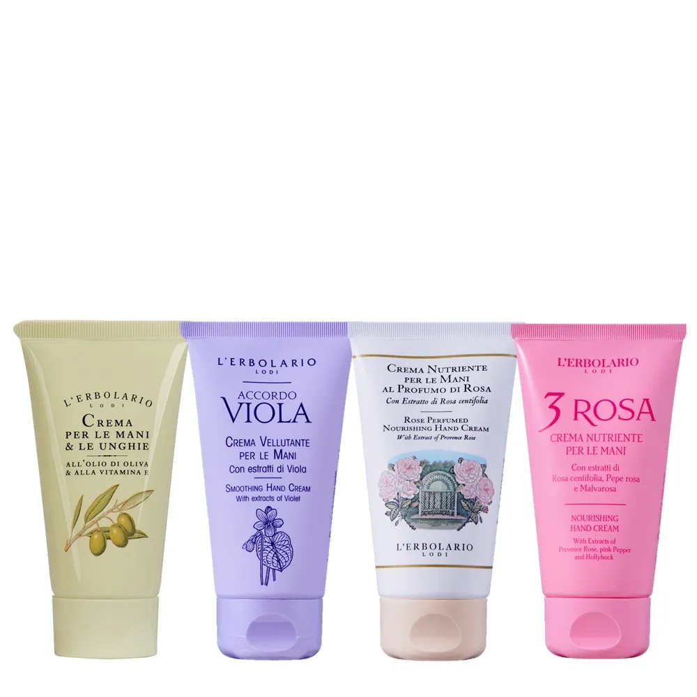 【L’ERBOLARIO 蕾莉歐】經典護手霜75ml-修護/玫瑰/香堇花/玫瑰三重奏(4選1)