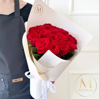 【Floral M】曼哈頓戀曲玫瑰鮮花花束(情人節花束/告白禮物/求婚花束/鮮花花禮/玫瑰花束)