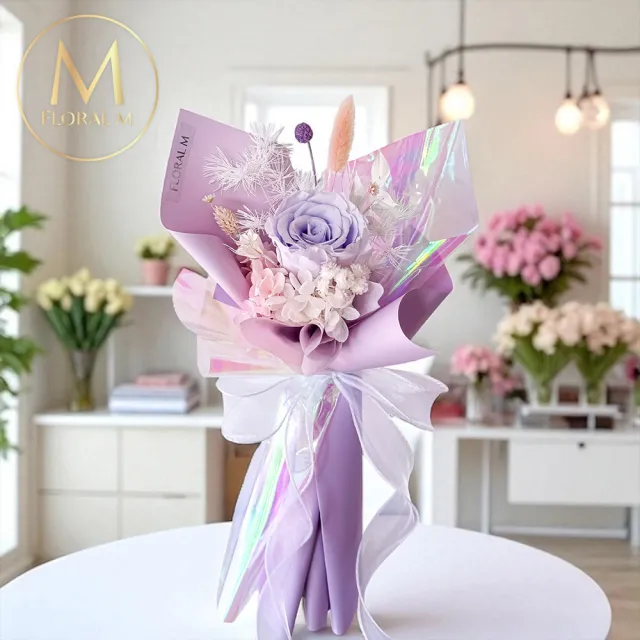 【Floral M】So Heart克羅之心永生玫瑰花束(乾燥花/永生花/情人節花束/告白禮物/求婚花禮)