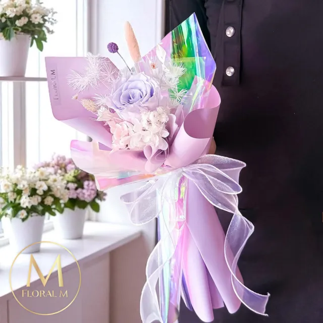 【Floral M】So Heart克羅之心永生玫瑰花束(乾燥花/永生花/情人節花束/告白禮物/求婚花禮)