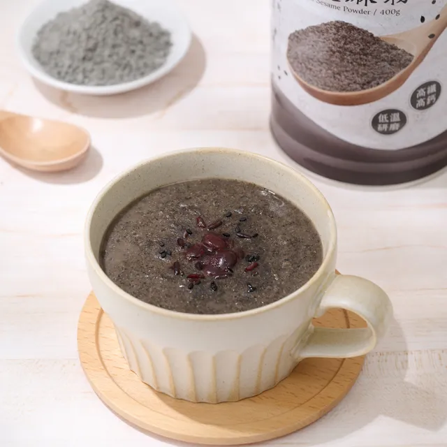 【GENG YUAN 耕沅】94粗咀嚼系黑芝麻粉400g-罐裝(黑芝麻粉、咀嚼系、高鈣)