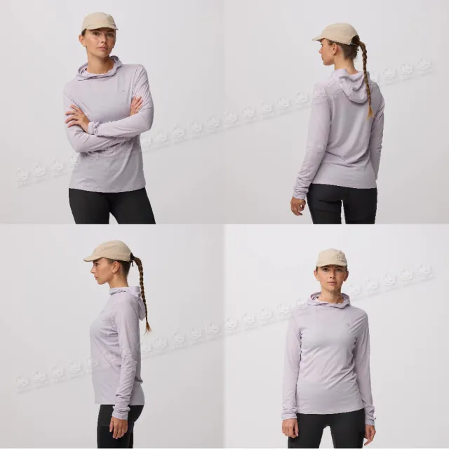【Fjallraven】女 Abisko Wool 羊毛連帽排汗衣《暗深藍》F14600265/機能衣/排汗衫