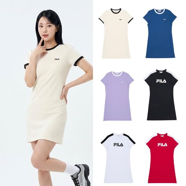 【FILA】女 短袖洋裝 運動洋裝/裙裝  -任選