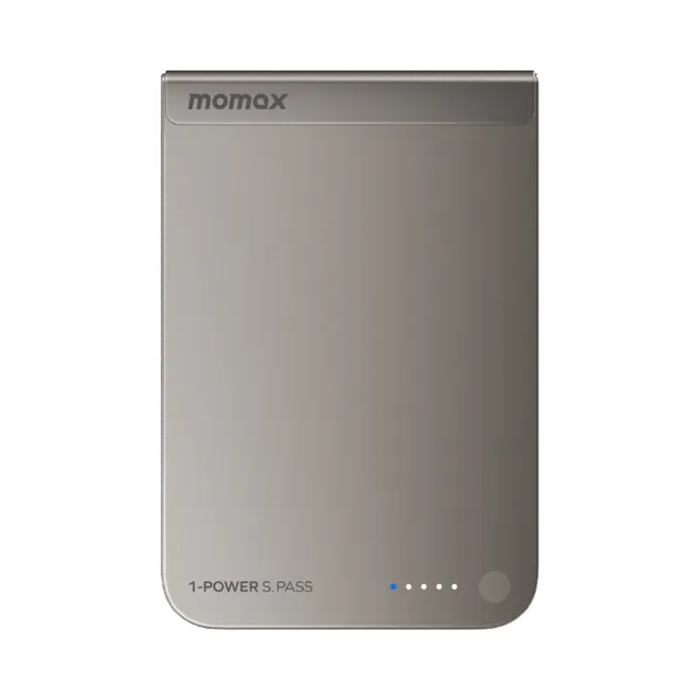 【Momax】5000mAh Qi2 無線磁吸行動電源 (型號1-Power S.Pass) CCC認證 中秋送禮