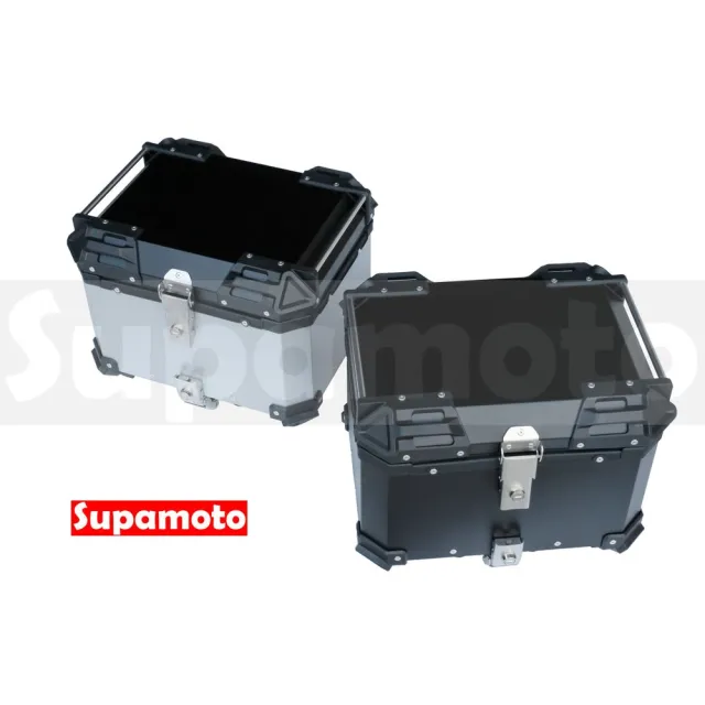 【Supamoto】45L—機車鋁合金尾箱(重機/通用/行李箱/鋁箱/後箱/摩托車/大羊/快拆/檔車/CT125/CB350)