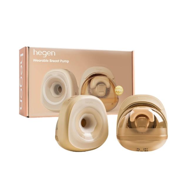 【hegen】PCTO™ 甜甜圈免手持電動擠乳禮盒(2入)