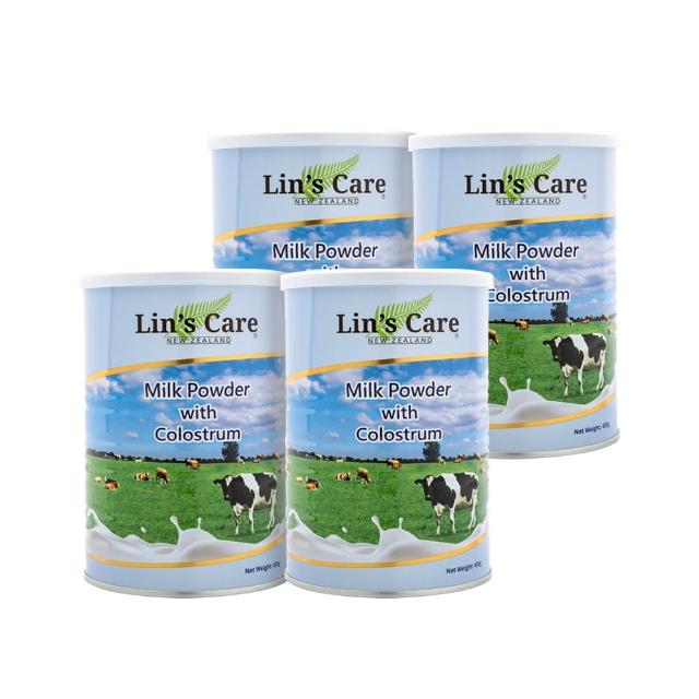 【Lin’s Care】紐西蘭高優質初乳奶粉450gx4罐