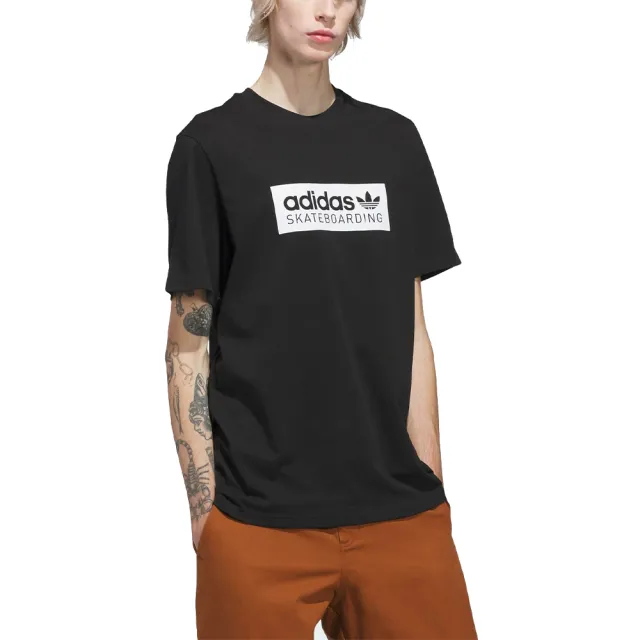 【adidas 愛迪達】男女 SKT LOGO TEE 短袖上衣 - KC3270