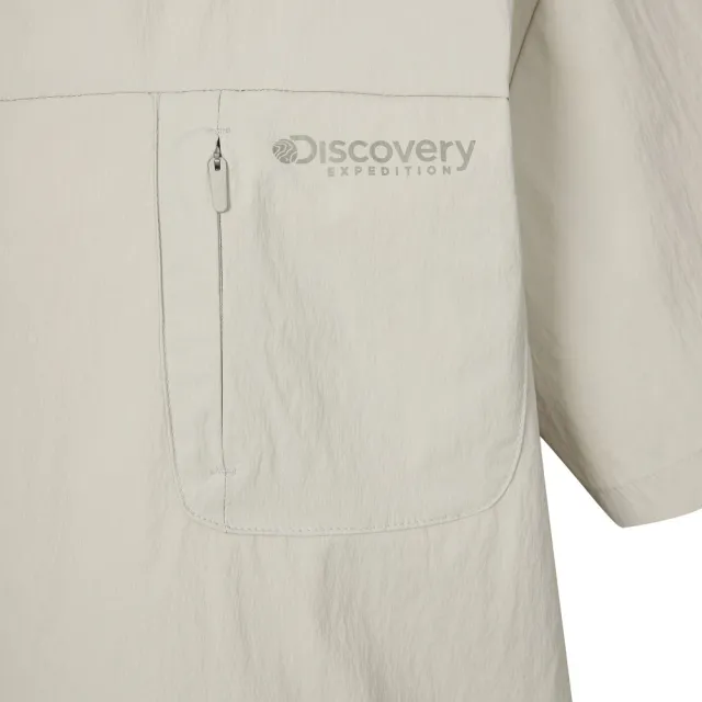 【Discovery Expedition】Freshvent 女版梭織短袖T恤 上衣(DWRS9C053-NBD)