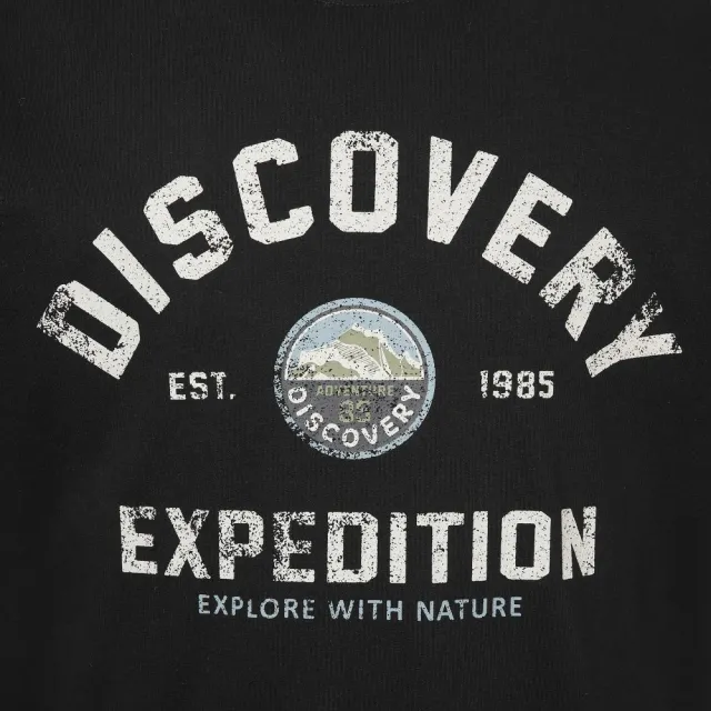 【Discovery Expedition】Freshvent 大Logo印花短袖T恤 上衣(DXRS8G053-BKS)
