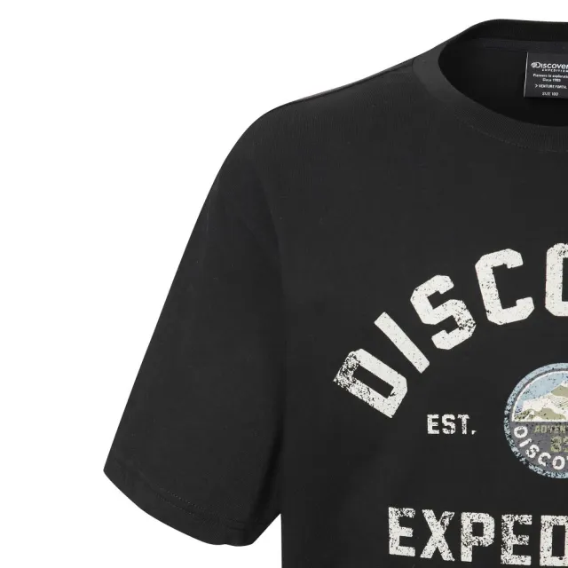 【Discovery Expedition】Freshvent 大Logo印花短袖T恤 上衣(DXRS8G053-BKS)