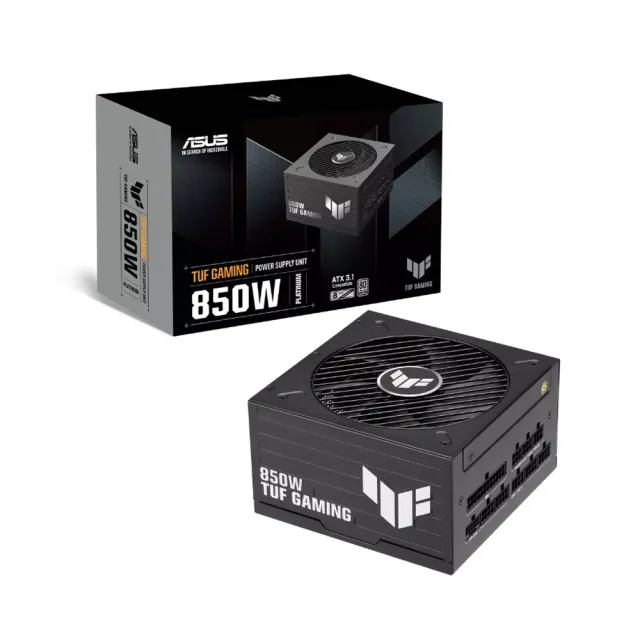 【ASUS 華碩】TUF Gaming 850W 白金牌 電源供應器 (TUF-GAMING-850P)