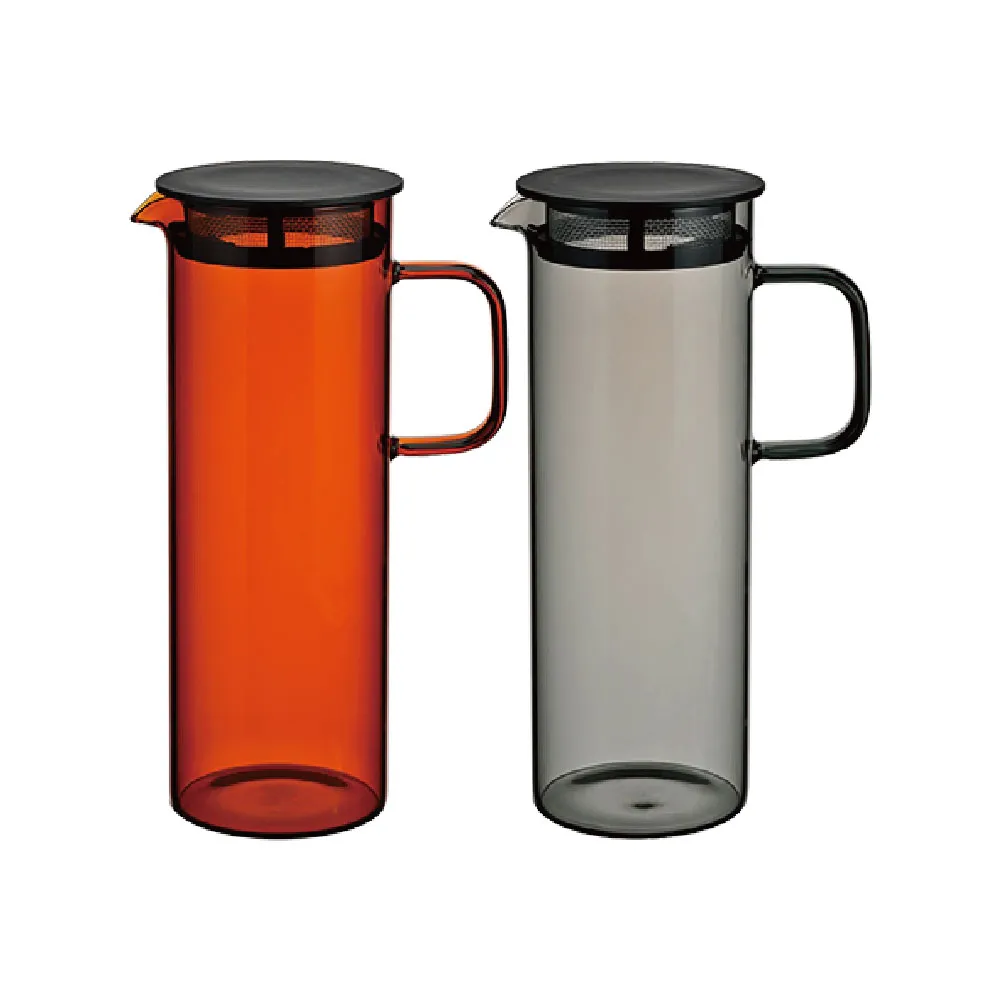 【HARIO】COLORS 冷水壺 800ml/HCB-800-AB  HCB-800-GR(耐熱玻璃)