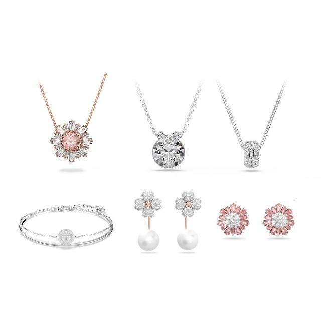 【SWAROVSKI 施華洛世奇】官方直營 Latisha小花/Sublima/BellaV/Dextera圓圈 鏈墜/手鍊/耳環 (多款任選)