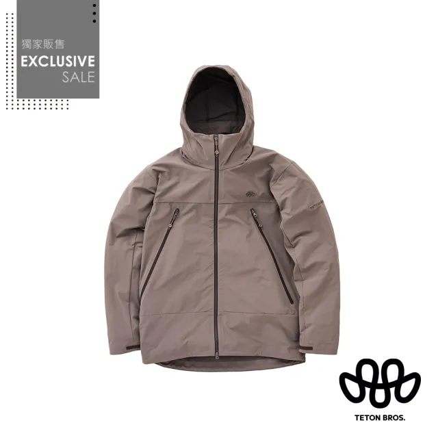 【Teton Bros.】Headwall Hoody 防風防潑水連帽外套 男款 Chocolate #TB26106M
