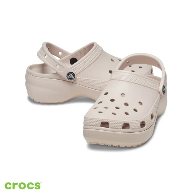 【Crocs】女鞋 經典厚底克駱格 洞洞鞋涼鞋(206750)