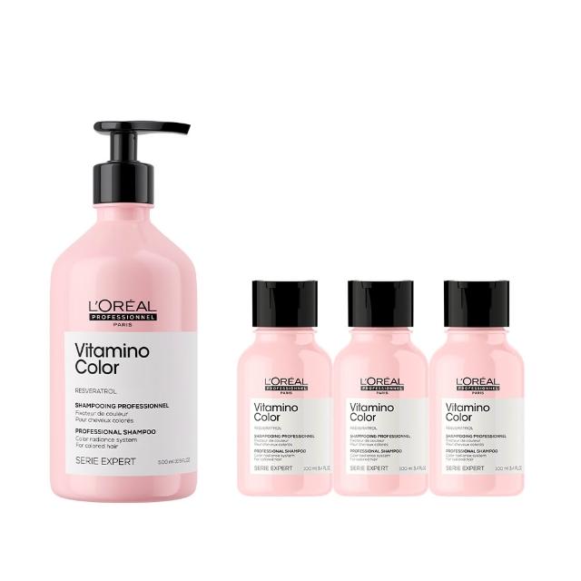 【L’OREAL 巴黎萊雅PRO】絲漾博飽和護色洗髮精500ml(護色首選/染髮必備/護髮/持久)