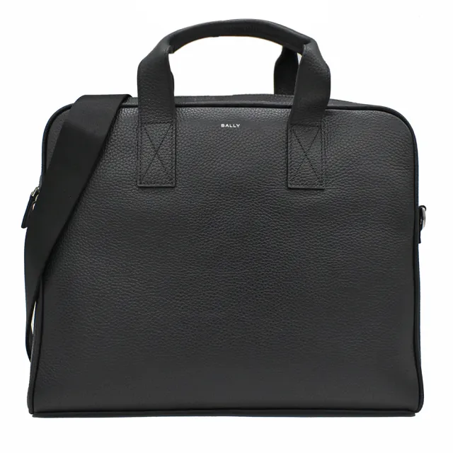 【BALLY】荔枝皮革燙印LOGO手提包斜背包公事包