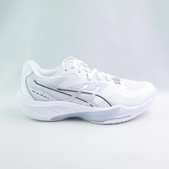 【asics 亞瑟士】SKY ELITE FF 4 男女款 排球鞋 (1052A092101女版 白/銀)