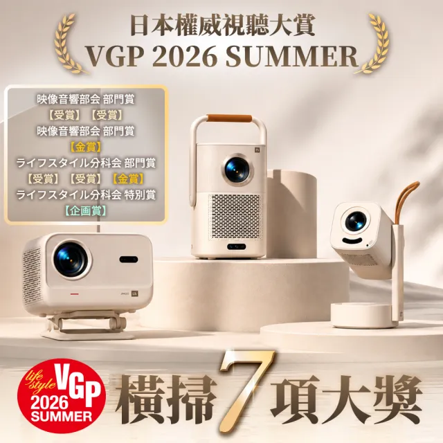 【YABER】T2 GTV 行動電影院 金沙投影機(1080P 550流明 GoogleTV JBL 露營投影)
