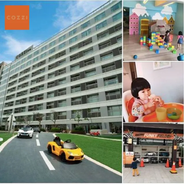 【台南和逸飯店HOTEL COZZI】暑假適用!2大2幼舒適雙人房含早餐★贈下午茶2客