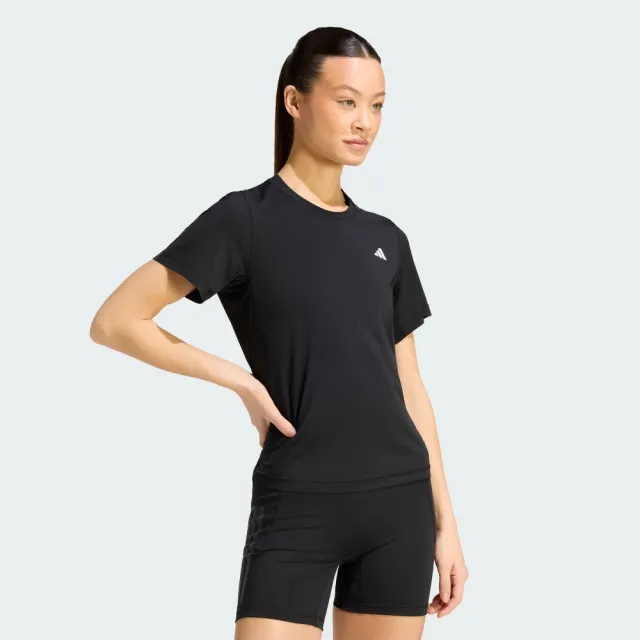 【adidas 愛迪達】運動 休閒 短袖 T恤 女上衣 PL ESS R TEE(KW4399)