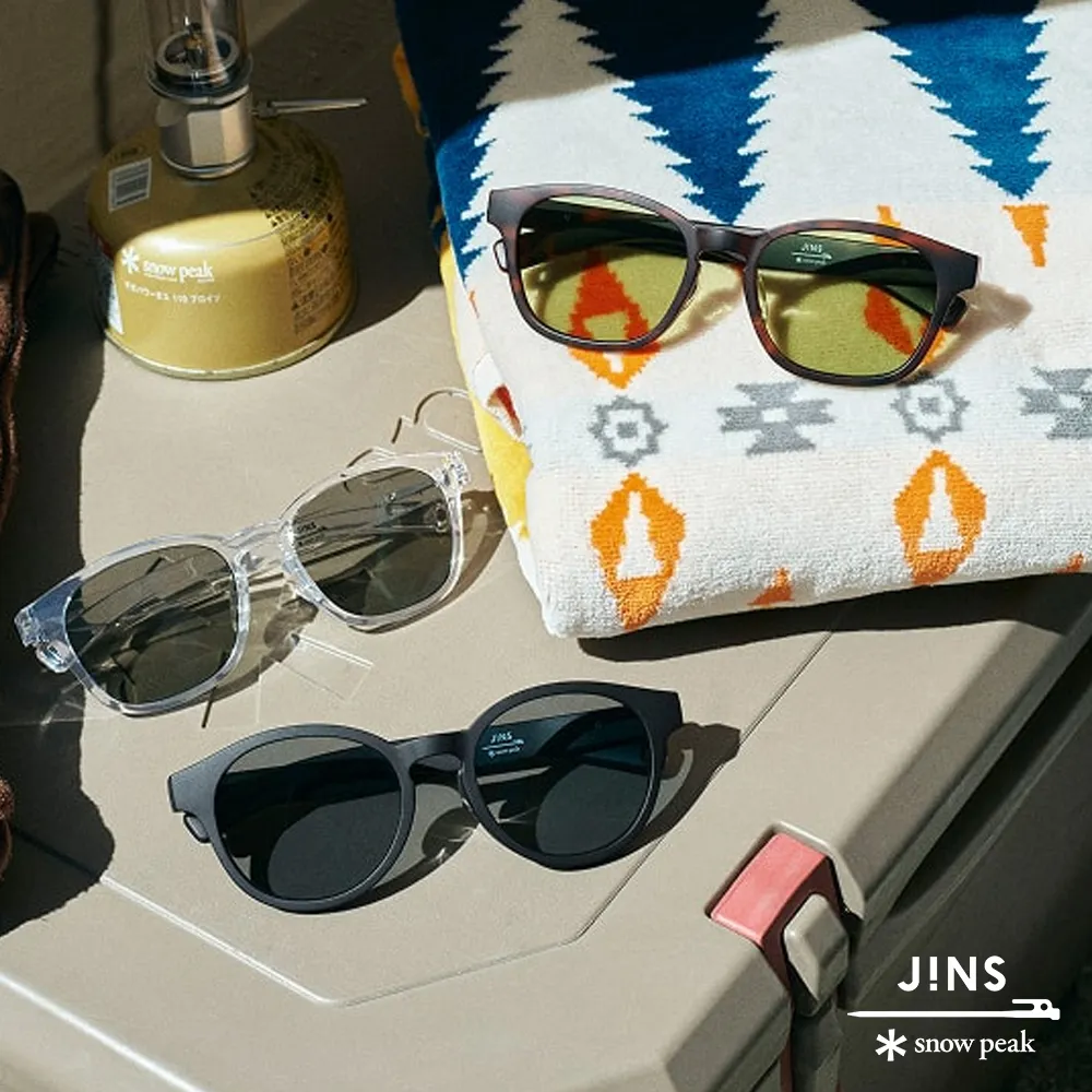 【JINS】× Snow Peak 2025聯名墨鏡+360°偏光/露營/駕駛-多款任選(UGF-25S-077)