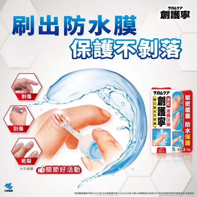 【小林製藥】創護寧 液體絆創膏 未滅菌 10g