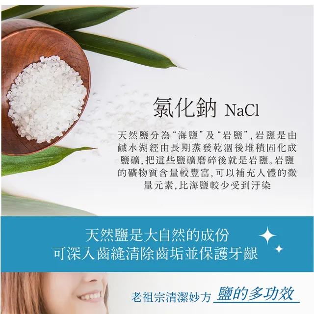 【Smiling 百齡】鹽粒牙膏170g(12入)