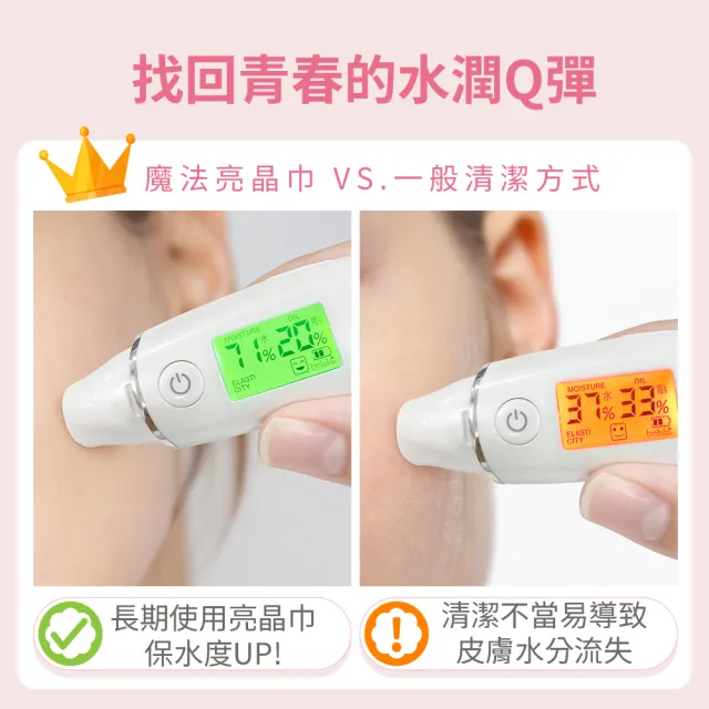 【&MORE 愛迪莫】魔法亮晶巾 深層清潔去角質-身體巾x1(使用洗臉巾省下洗臉機 沐浴球 美體巾 皮膚保養 雙11)