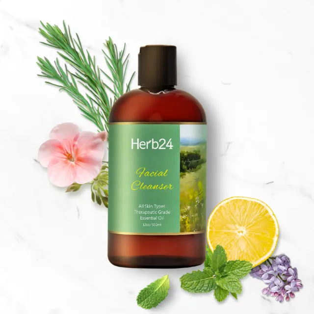 【草本24】Herb24 平衡修護潔膚乳350ml(油性膚質、痘痘肌、所有膚質)