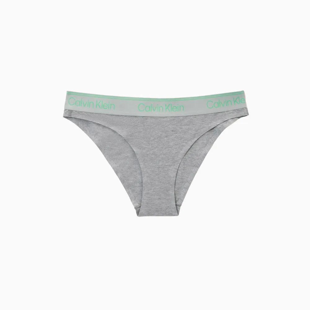 【CALVIN KLEIN】官方旗艦館 CK ATHLETIC 運動棉質丁字褲_灰色