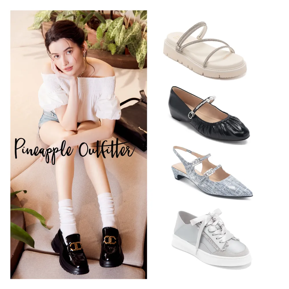【Pineapple Outfitter】真皮百搭休閒鞋/娃娃鞋/跟鞋(任選均一價)