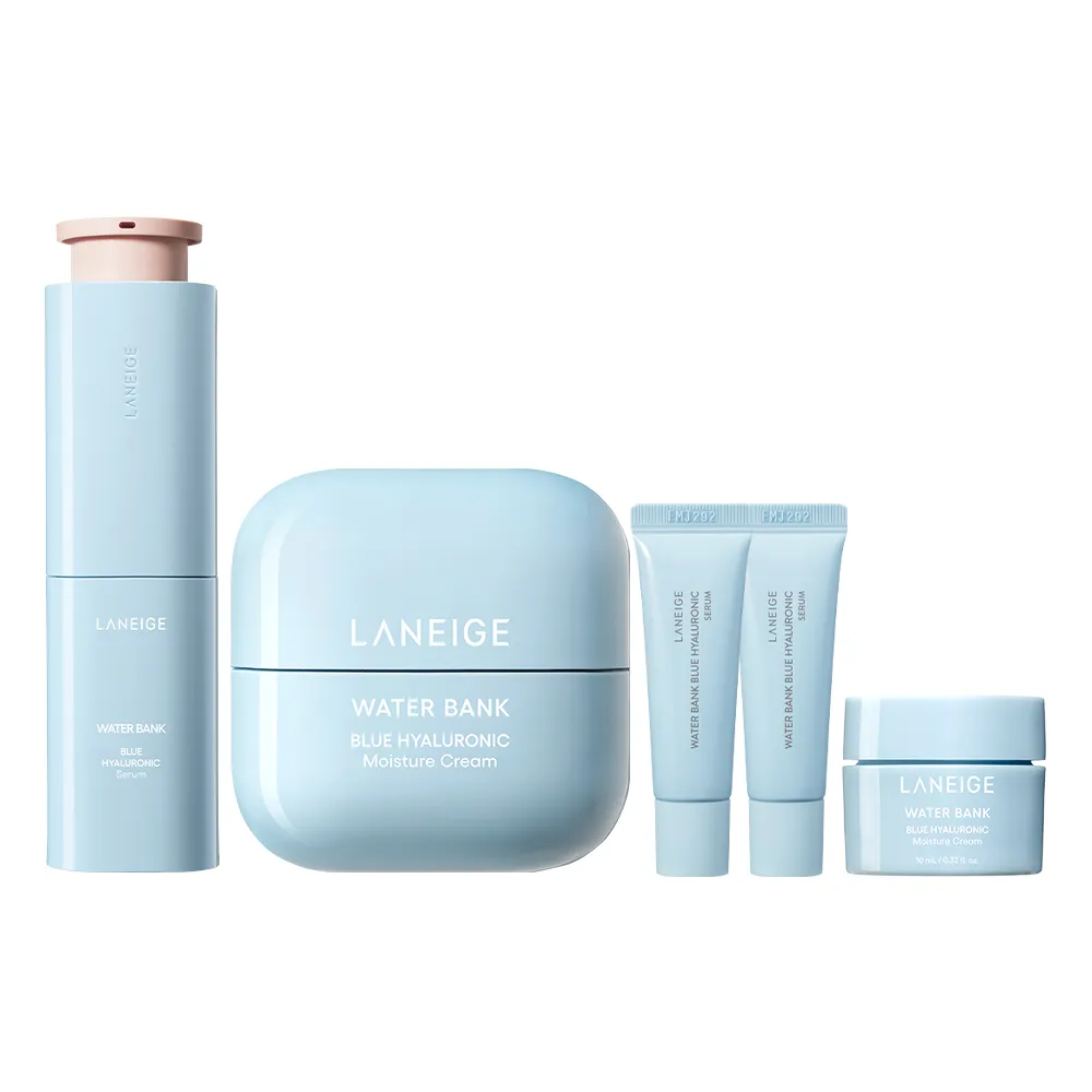 【LANEIGE 蘭芝】官方直營 水酷修護保濕精壩雙星組(保濕精華 50ml 保濕霜 50ml  送禮首選)